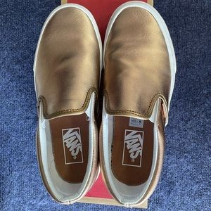 Vans rose gold Metallic excellent condition